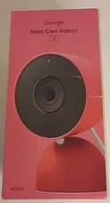 Lot of 2 Google - Nest Cam Indoor (wired, 3rd gen)  Latest Model 2K Video BERRY