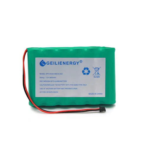 6PH-H-4/3A3600-S-D22 7.2v 3600mAh Ni-MH Battery with DSC IMPASSA 9057 Battery...