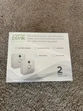 Blink Motion Detection Indoor Home Security 2 Camera System White NEW Sealed Box