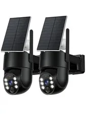 2K Security Cameras Wireless Outdoor, 5GHz WiFi Solar Camera Outdoor Wireless...