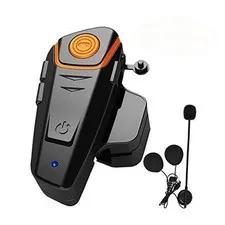 Motorcycle Bluetooth Headset, BT-S2 Motorbike Helmet Intercom BT-S2 Single Pack