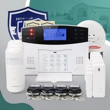 HOMSECUR Wireless WIFI 4G GSM Burglar Intruder Alarm System IOS/Android APP