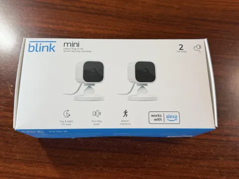 Blink - Mini Indoor 1080p Wi-Fi Security Camera (2-Pack) - White NEW SEALED