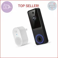 1080p Wireless Video Doorbell Camera with Smart AI Human Detection, Two-Way Audi