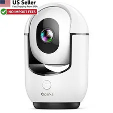 Cloarks 2K Pan Tilt Security Camera WiFi Indoor Home Baby Monitor App FROM USA