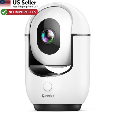 Cloarks 2K Pan Tilt Security Camera WiFi Indoor Home Baby Monitor App FROM USA
