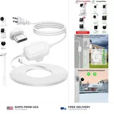 delilyn 30FT Outdoor Power Adapter for WYZE Cam V4, Cam OG/V3/V3 Pro, L-Shape...