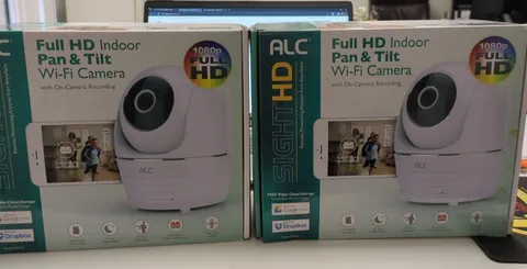 2-pack ALC AWF23 Security Camera SightHD 1080p Pan Tilt Wi-Fi night vision