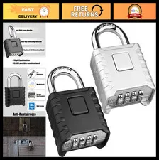 2 Pack Heavy Duty Combination Padlocks, Weatherproof High Security Locks for Hom