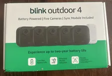 Brand New Sealed Blink Outdoor 4 Five Camera Security System w/ Sync Module