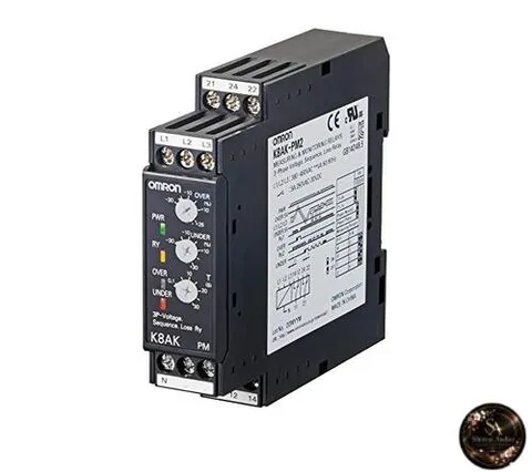 OMRON K8AK-PM2 Three-Phase Voltage + Reverse Phase Loss Relay