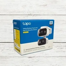 TP-Link Tapo C246D 2K Dual Lens Pan Tilt Security Camera AI Detection