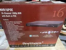 Northern 16 Channel 1080p NVR With Poe
