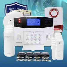 HOMSECUR APP Controlled Wireless WIFI 4G GSM SMS Autodial Home Alarm System