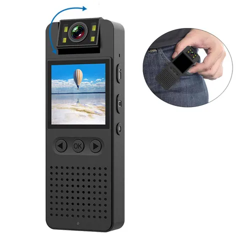 1080P Wearable Body Mounted Camera Mini Pocket Video Recorder DVR Night Cam
