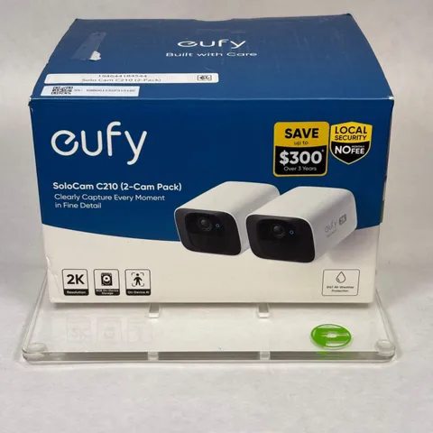 Eufy SoloCam C210 2-Cam Pack Wireless IP Security Camera System White T8B00