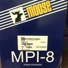 Interlogix Moose MPI-8 Security Alarm Siren Built-in 8 Ohm Speaker Sounder