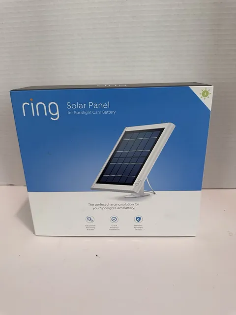 Ring Solar Panel For Spotlight Camera Battery - Brand New & Factory Sealed