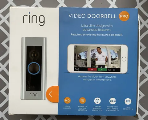 Ring Video Doorbell Pro Ultra Slim Design With Advanced Features