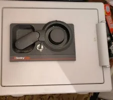 SentrySafe Gray Fire Safe Combo Dial w/ Key Lock 30 Min S0100
