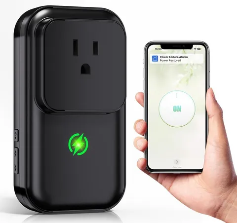 Power Failure Alarm WiFi, 110dB Frezzer Smart WiFi Power Outage Alarm with LED