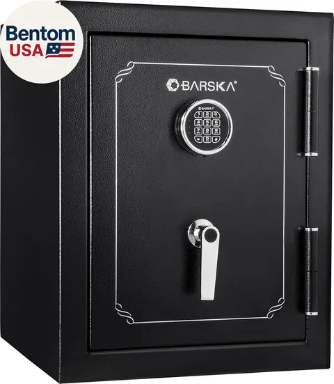 3.51 Cu. Ft. Fireproof Safe – Digital PIN Lock Vault with 30 Min Fire Rating @ 1