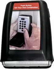 Master Lock Outdoor Wall Mounted Lock Box For Spare Keys Push Botton Combination