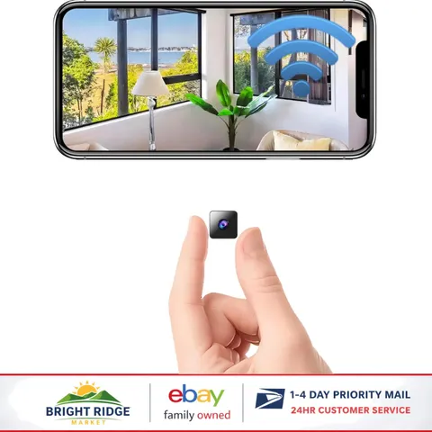 Wireless Indoor Security Camera with 120-Degree Viewing Angle and Motion Alerts