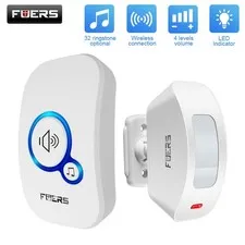 NEW Wireless Doorbell Driveway Security Alarm System PIR Motion Sensor Home
