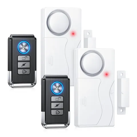 Door Alarms for Safety, 110dB Loud Door Chimes When Door Opens, Door Sensor w...