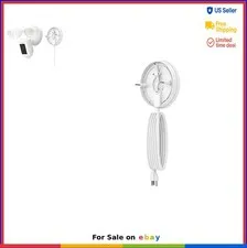 Plug-In Mount for Floodlight Cam Wired Pro Plus 20ft Cable White Weather