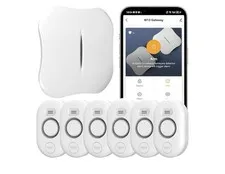 WiFi Water Leak Detector for Home w App Notification 1 Gateway + 6 WD61 Sensor