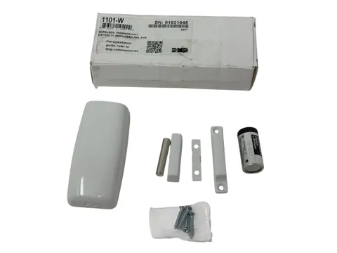 DMP DMP 1101-W Wireless Transmitter White Indoor 3V CR123A Panasonic 5YR New