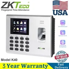 ZKTeco K40 Biometric Fingerprint Time Clocks Attendance Machine Access Control