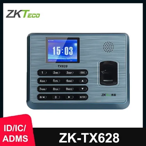 ZKteco TX628 TCP/IP Fingerprint ID/IC Time Attendance Fingerprint Time Clock