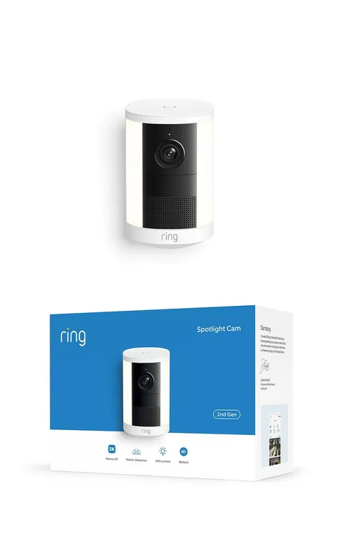 Ring Spotlight Cam, Battery newest model, Home or business security, WideAngl...