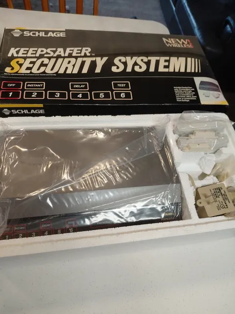 Schlage Keepsafer Home Security System - Wireless New MISSING REMOTE