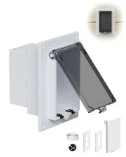 DBVR1W-1 Low Profile IN BOX Exterior Box, Outdoor Clear-1 Pack, 1-Pack Clear