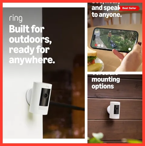 Outdoor Security Camera Battery Powered HD Live View Two Way Talk Color Night