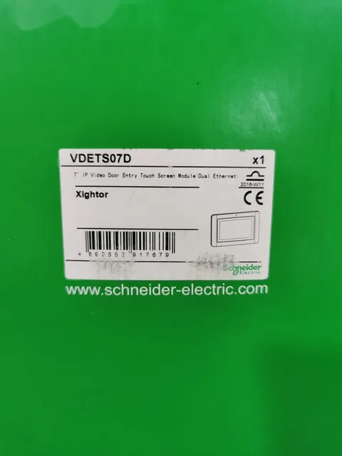 Schneider-Xightor-VDETS07D Touch screen 7' IP Video Door entry touch screen