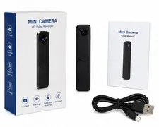 1080P HD Mini Body Camera Clip-On Wide Angle Portable Video Recorder 128GB