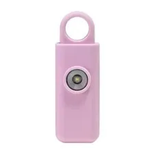 Keychain Child Kid Teen Personal Safety Alarm Pink 130dB Strobe Light