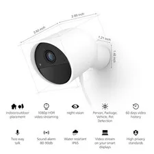 PHILIPS HUE SECURE WIRED CAMERA-1 PACK 1080P RESOLUTION FREE VIDEO HISTORY