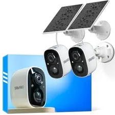 Vicohome 2CG6 Best 2K Solar Security Camera Wireless Outdoor System, No NVR N...