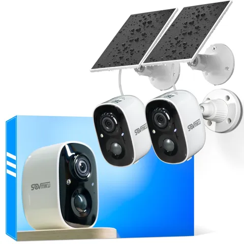 Vicohome 2CG6 Best 2K Solar Security Camera Wireless Outdoor System, No NVR N...