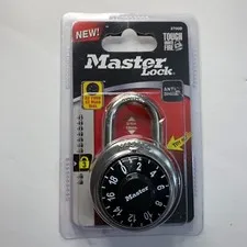 Master Lock 3700D Black Combination Lock