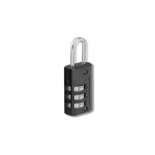 Master Lock 2.18 in X 13/16 in Steel 3-Dial Combination Padlock 646D