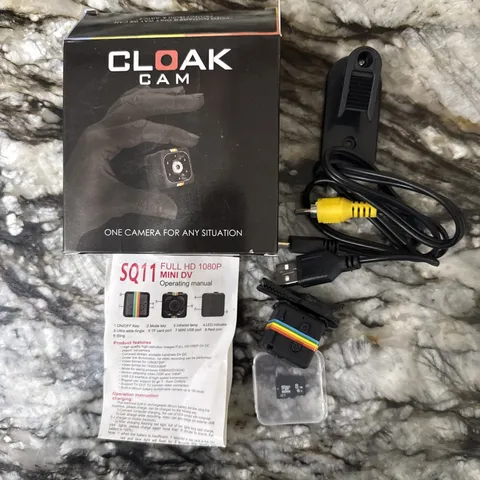 CLOAK CAM - One Camera for Any Situation - 1080P camera (Full HD) Indoor/Outdoor