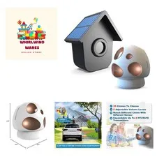 Solar Wireless Driveway Alarm - 1/2 Mile Range with Weatherproof Design