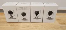 Four (4) Wyze Cams v2 1080p Wi-Fi Indoor Security Camera White Night Vision